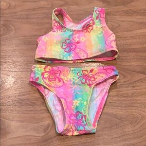 EUC girls tankini size 3